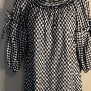 Size S Max Edition Navy & White Dress